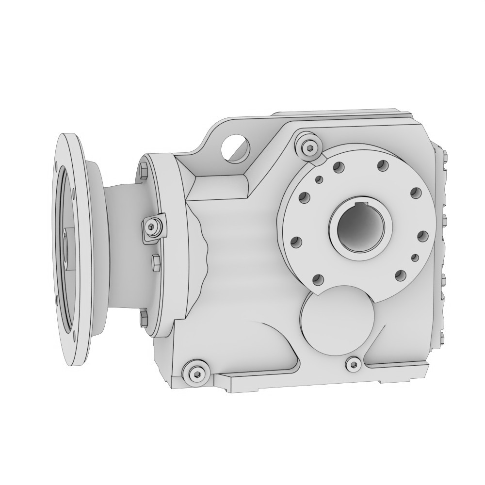 Cylindrical gearbox Rossi G MR 2I 63 UP2A-24x200-10.7